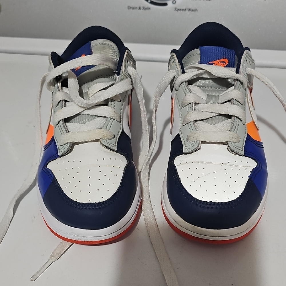 Nike Kids' Blue and Orange Sneakers